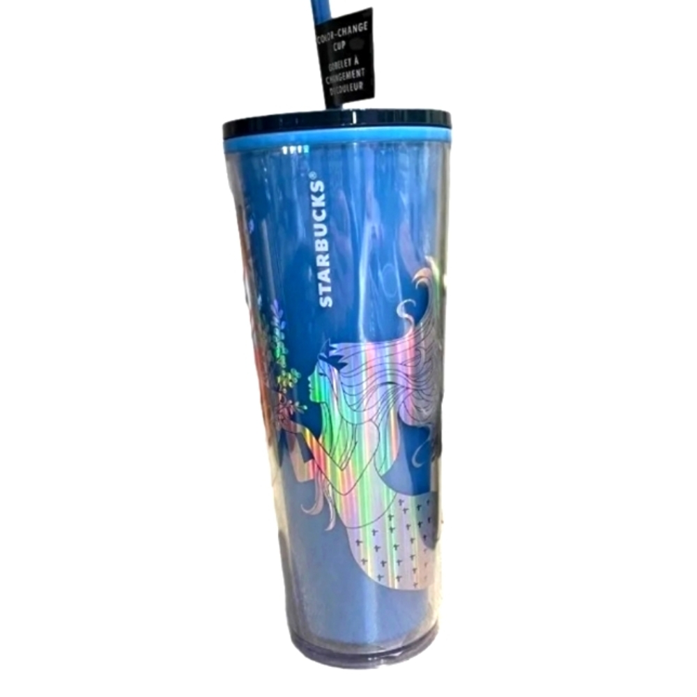 Starbucks Holiday 2021 Blue Mermaid tumbler